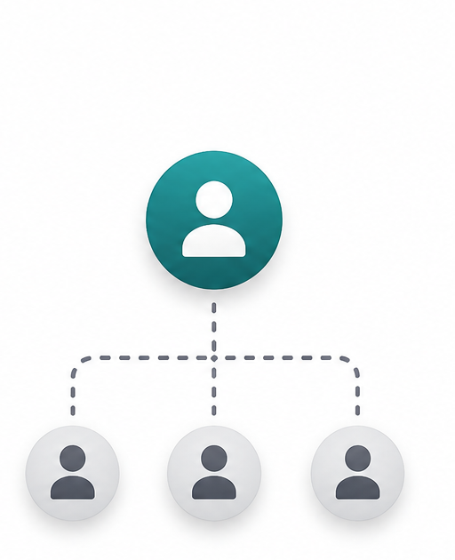 Illustration of critical company knowledge remaining dependent on an individual.