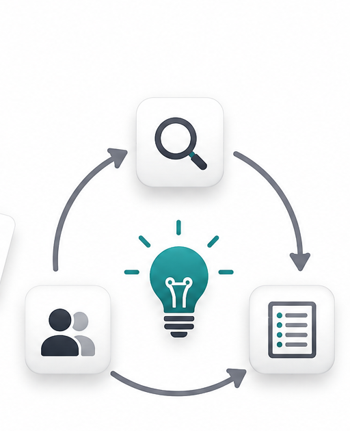 Illustration of a team repeatedly rebuilding work that the company has already done.